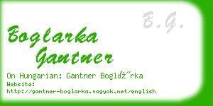 boglarka gantner business card